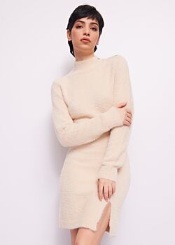 Macadamia Vestito beige in filato Gaudì Jeans