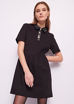 Black Robe noire style polo Gaudì Jeans