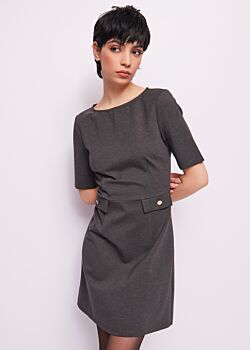 Antracite Mel. Robe grise extensible Gaudì Jeans