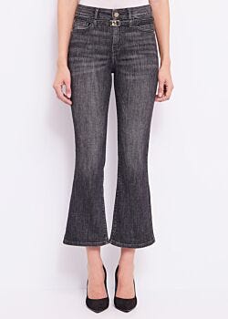 Unico Jeans flare in cotone con cintura Gaudì Jeans