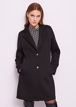 Black Cappotto nero in scuba Gaudì Jeans