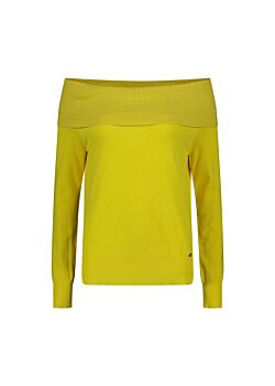 Empire Yellow Offtheshoulder jumper Gaudì Jeans