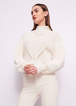 White E White jumper in wool and alpaca Gaudì Jeans
