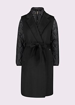 Manteau noir en laine mélangée Gaudì Fashion