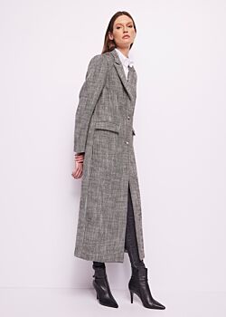 Black-egret Wool blend coat Gaudì Fashion