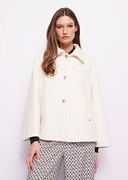 Solitary Star Manteau court blanc Gaudì Fashion