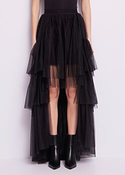 Black Gonna lunga in tulle Gaudì Fashion