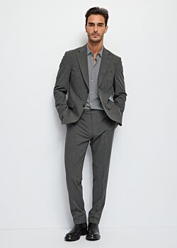 Steel Gray Jacket and trouser suit Gaudì Man