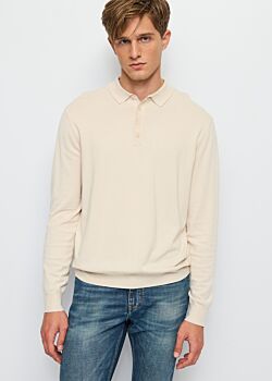 White Onyx Polo bianca in maglia Gaudì Uomo