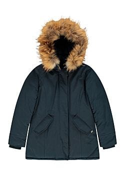 Blue Depht Parka with removable fur Gaudì