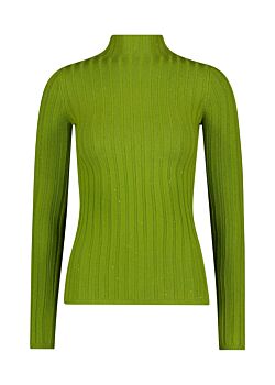 Tender Shoots Rribbed turtle neck jumper Gaudì