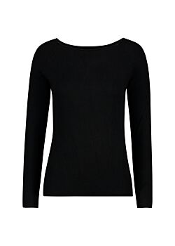 Black Long-sleeved neckline shirt Gaudì