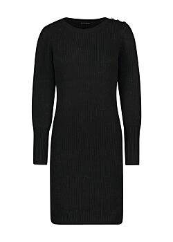 Robe noire en maille côtelée Gaudì Jeans