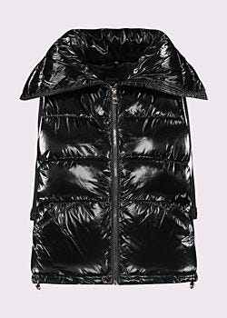 Black nylon padded gilet Gaudì Jeans