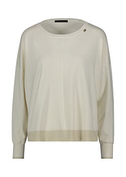 Maglia in filato bianco Gaudì Jeans