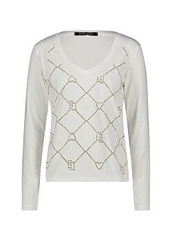 T-shirt in cotone con strass Gaudì Jeans