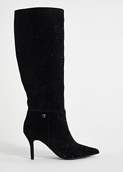 Stivali in pelle con strass Gaudì Fashion