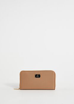 Cartera beige de piel sintética Gaudì Fashion