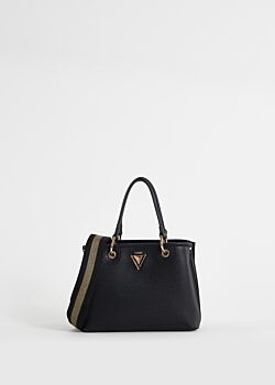 Shopping bag nera con tracolla Gaudì Fashion