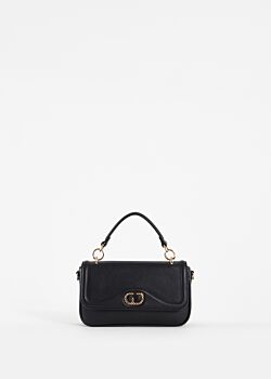 Black tophandle bag with shoulder strap Gaudì Fashion