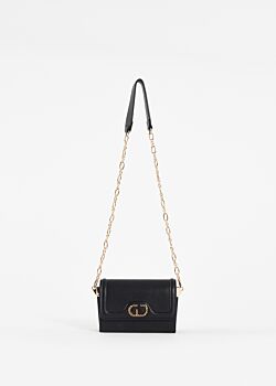 Borsa crossbody nera in similpelle Gaudì Fashion