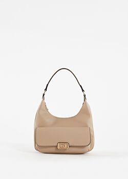 Borsa hobo in similpelle beige Gaudì Fashion