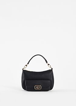 Borsa a spalla in similpelle nera Gaudì Fashion