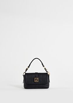 Mini borsa a spalla nera Gaudì Fashion