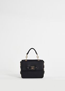 Black handbag with shoulder strap Gaudì Fashion
