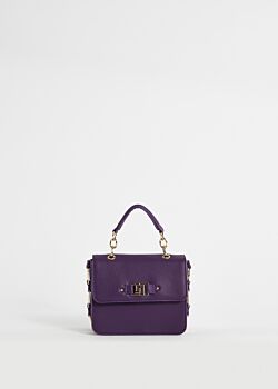 Purple handbag with shoulder strap Gaudì Fashion