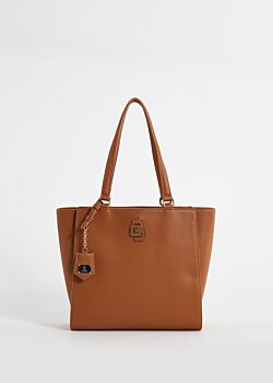 Shopping bag marrone con tracolla Gaudì Fashion