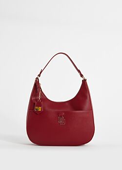 Bolso hobo rojo de piel sintética Gaudì Fashion