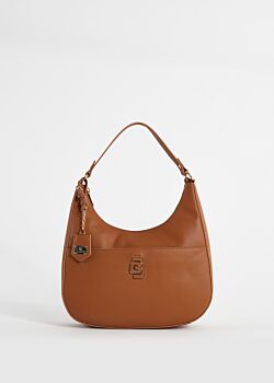 Bolso hobo beige de piel sintética Gaudì Fashion