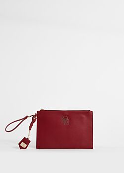 Cartera de mano roja con colgante Gaudì Fashion