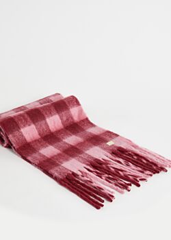 Sciarpa check rossa Gaudì Fashion