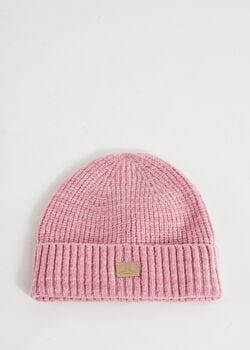 Berretto beanie rosa in maglia Gaudì Fashion