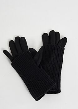 Guantes negros con mangas Gaudì Fashion