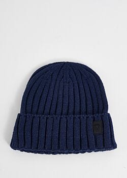 Blue, ribbed beanie hat Gaudì Fashion