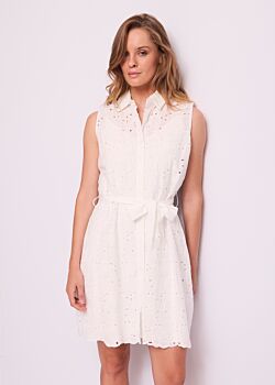Bianco Abito da donna con cintura Gaudì Jeans