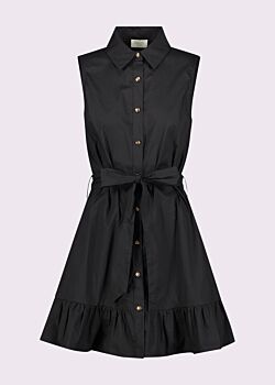 Black Women's black poplin dress Gaudì Jeans
