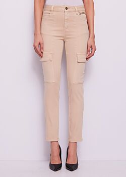 Sheer Bliss Jean cargo skinny en coton Gaudì Jeans