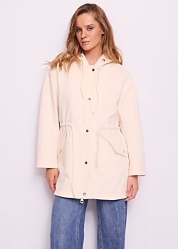 Bianco Parka donna bianco con cappuccio Gaudì Jeans