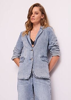 Unico Blazer donna con bottoni logati Gaudì Jeans