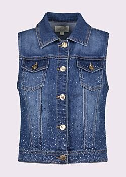 Unico Gilet donna con bottoni logati Gaudì Jeans