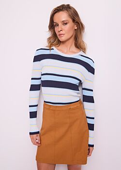 3966-3956 Maglia donna a costine Gaudì Jeans
