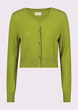 Grenoble Green Cardigan donna verde con maniche lunghe Gaudì Jeans