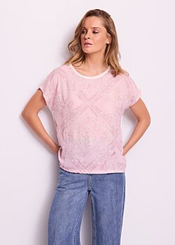 Bianco T-shirt donna bianca in jersey Gaudì Jeans