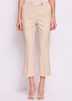 3220 Wood Ash-2283 C Pantaloni da donna con piega Gaudì Fashion
