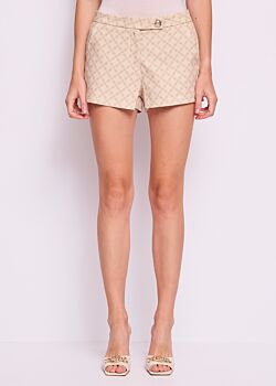 3220 Wood Ash-2283 C Shorts da donna con tasche Gaudì Fashion