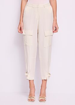 Solitary Star Women's linen-blend trousers Gaudì Fashion
